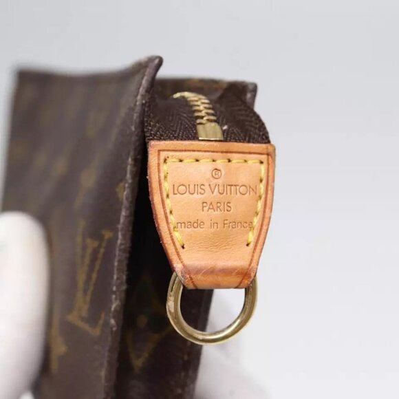 LOUIS VUITTON Monogram Bucket GM Pouch Accessory Pouch LV Auth - Picture 12 of 16